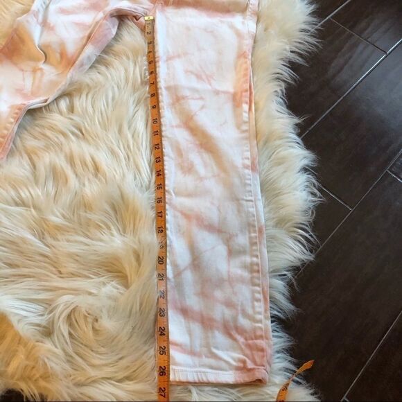 Jessica Simpson Forever Low Rise Pk/Wht Tie Dye 28 - Picture 9 of 9